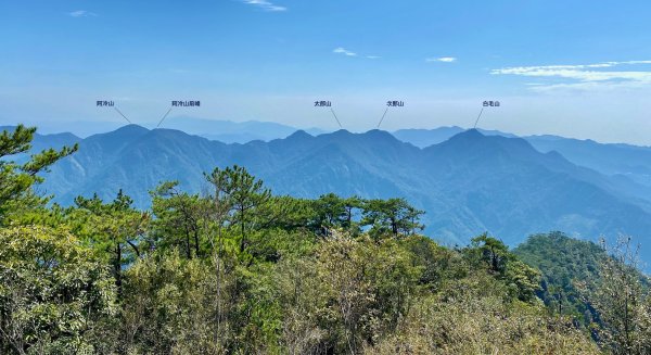 ［谷關八雄］白毛山前的白毛 ⋯ 阿白縱走！