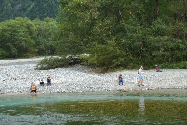 上高地河童橋735582