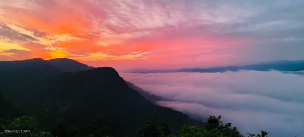#翡翠水庫壩頂 #火燒雲 #日出 #雲海 8/13093721