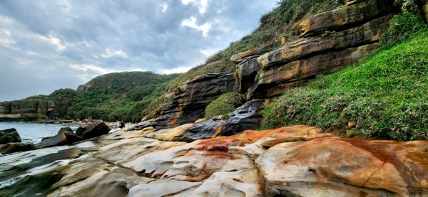 基隆暖東峽谷，金山獅頭山公園，燭臺雙嶼，金包里山，神秘海岸，巨岩海蝕洞（一線天）2030712