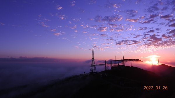 縮時攝影陽明山雲海&夕陽1591771