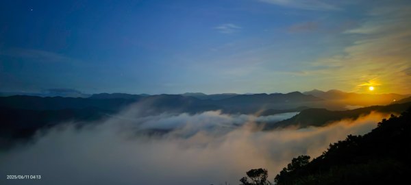 跟著雲海達人山友追雲趣 #草莓月亮 #月圓雲海 #霞光 #日出雲海 #茶園 6/112808813