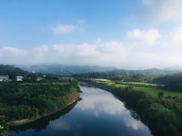 峨嵋環湖步道o走 峨嵋環湖步道、湖光山色、夕陽餘暉、吊橋遊艇、碼頭漁家1924407