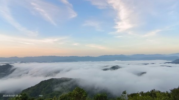 石碇趴趴走追雲趣 - 夜景 #琉璃光雲海流瀑 & 曙光火燒雲 & 藍天 #雲海流瀑 7/1&102539170