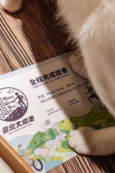 台北大縱走｜完成證書 x 徽章獎品 x 路線全攻略3092342