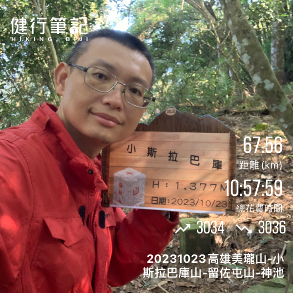 20231023高雄小關山神池-美瓏山-小斯拉巴庫山-留佐屯山2339164