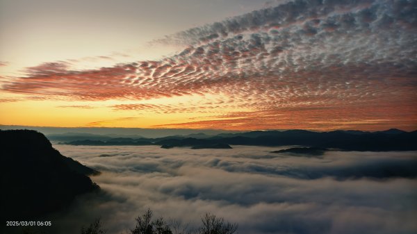 翡翠水庫壩頂 #曙光 #日出 #火燒雲 #斜射光(上帝光) #雲海 3/12722435