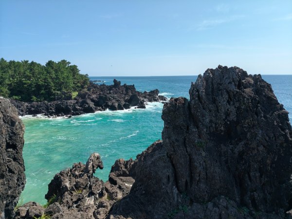 韓國濟州島：柱狀節理带2912137