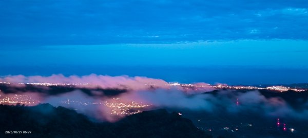 跟著雲海達人山友追雲趣 #雲洞山莊 #曙光 #日出 #雲海 10/29 & 超級月亮11/52926124