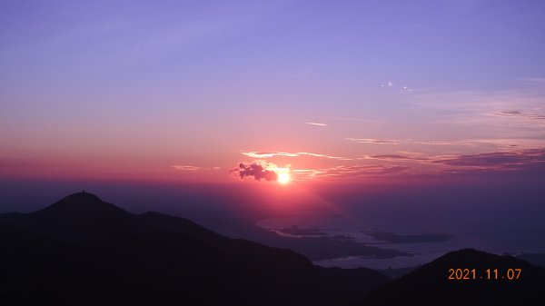 陽明山再見雲瀑&觀音圈+夕陽晚霞&金星合月1507043