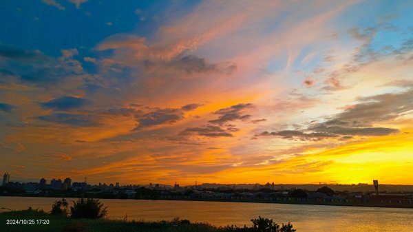 社子橋&觀音山夕陽火燒雲10/252635744