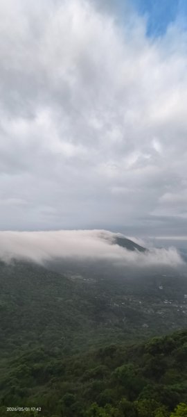 #大屯山 #雲瀑（過山雲）#夕陽 #月圓 #霧虹 5/1&63044801