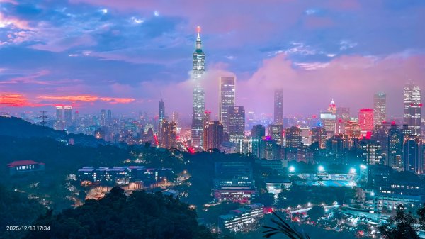 #天空之城 #穿雲箭 #虎山峰 #夕陽 #火燒雲 #夜景 #101大樓 12/182964806