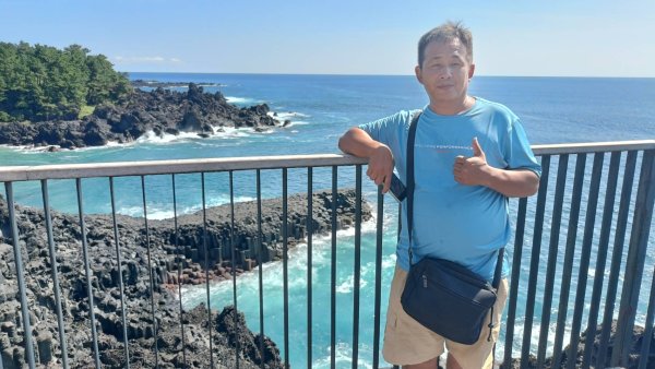 韓國濟州島：柱狀節理带2912123