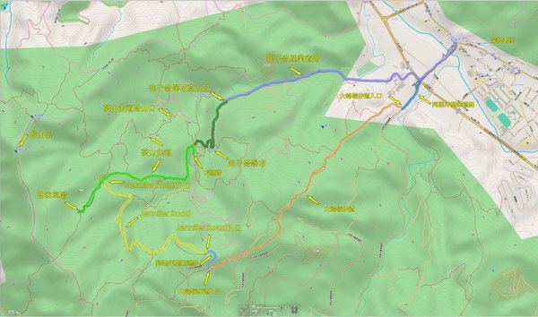 路線紀錄：炮子崙瀑布-茶山古道-大崎嶺步道