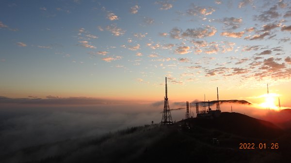 縮時攝影陽明山雲海&夕陽1591770