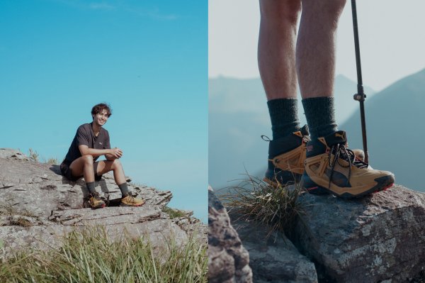 秘境探險家GENE穿上PUMA 防水登山鞋 EXPLORE NITRO MID找到專屬於自已最美風景