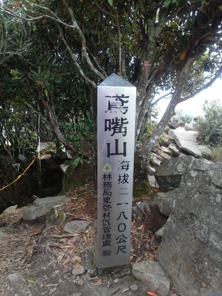 台灣小百岳第39座- 鳶嘴山+稍來山86080