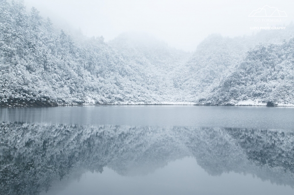 【攝野紀】夢幻般的雪中松蘿湖封面