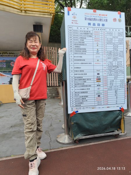 第18屆台灣IVV健行大會第一天：內湖碧湖國小會場3038475