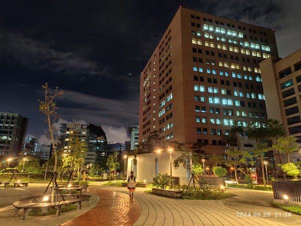 璀璨耀眼的夜景 - 大直美麗華、大稻埕、大港墘公園【臺北健走趣】【健走複利】2604605
