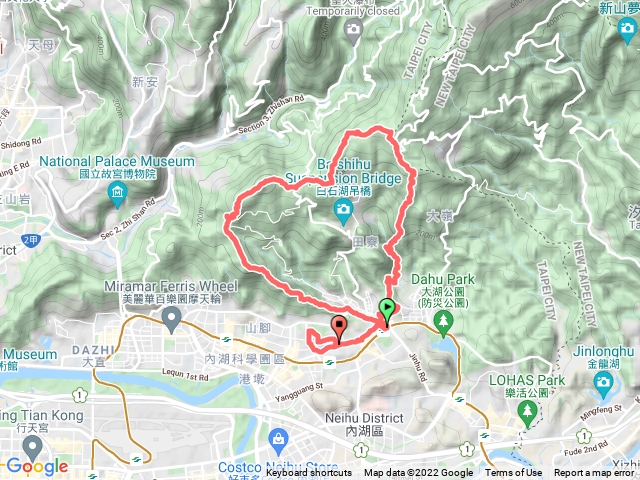 內湖雙愛心12連峰縱走