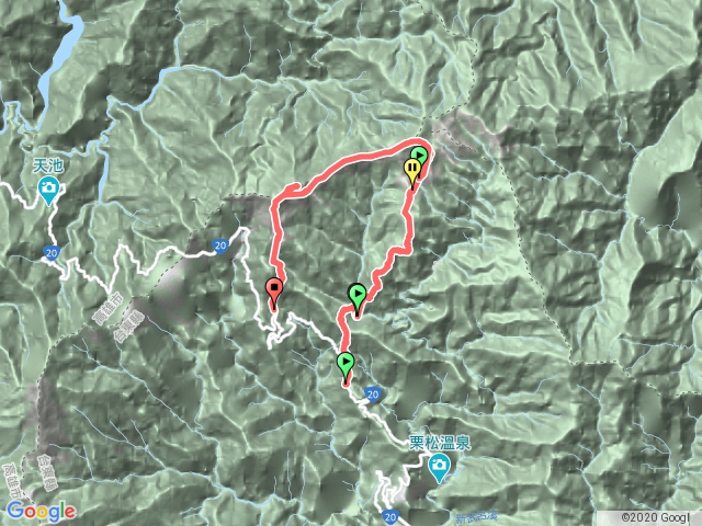 戒茂斯-嘉明妹池-嘉明湖-三叉山-向陽山-嘉名湖登山口