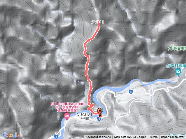 2023/12/09波津加步道三角點