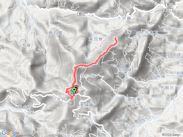 苗栗大湖出關古道中段(十份崠段)20200223