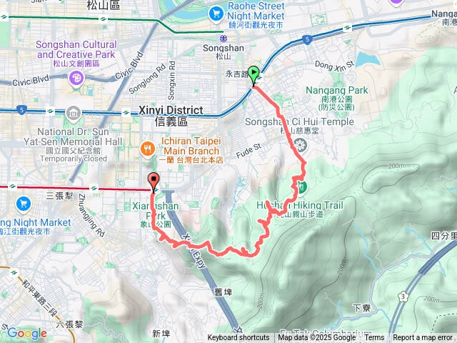 20250130虎豹獅象稜線步道