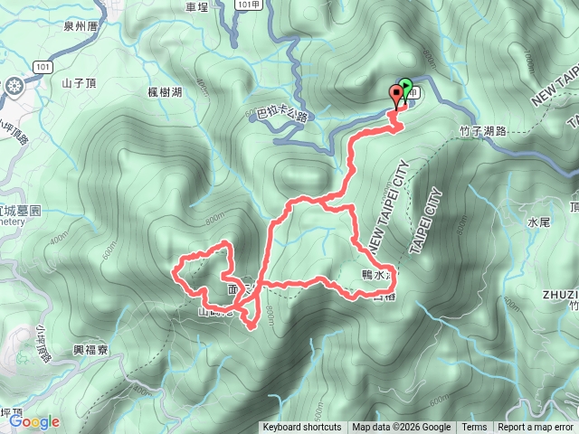 2026臺北大縱走臺北大縱走第二段：二子坪至小油坑202604121630預覽圖