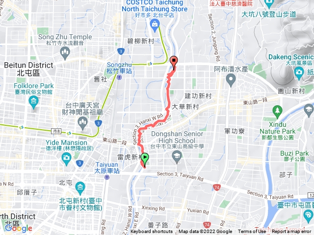 旱溪河堤路跑