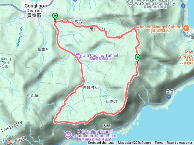 雪山尾稜北段預覽圖