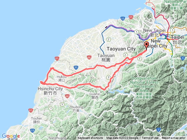 騎車樹林到魚鱗天梯