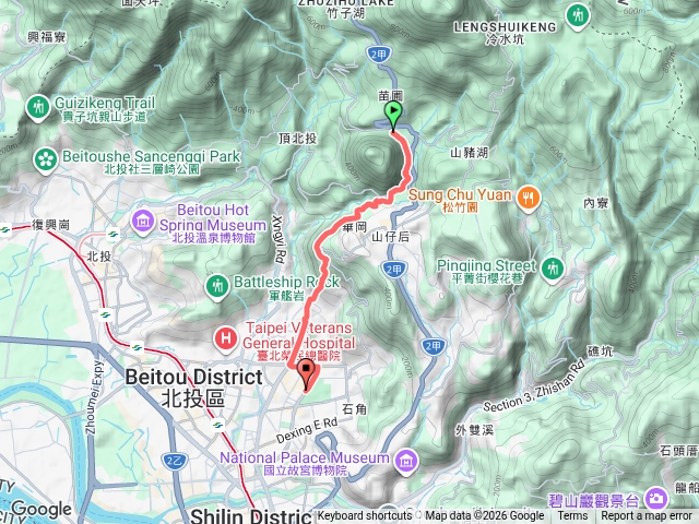 陽明山➡️磺溪古道➡️天母古道➡️翠峰瀑布➡️猴崁古道➡️天母圓環
