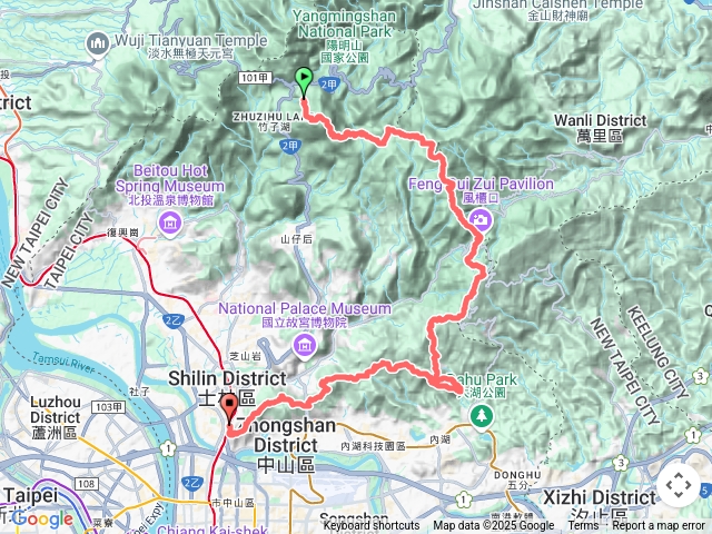 台北大縱走345段連走預覽圖