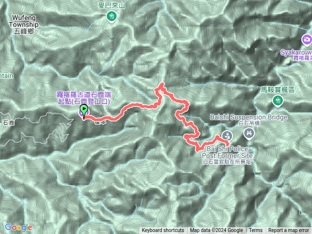 2024-12-29 石鹿登山口 白石駐在所.gpx預覽圖