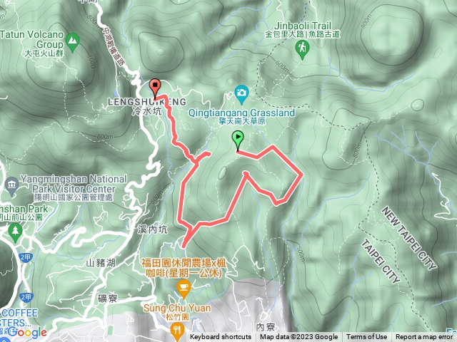 冷擎步道～內雙溪古道～303線～冷水坑