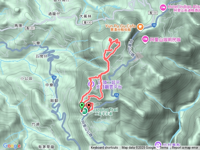 二延平茶林隙頂山