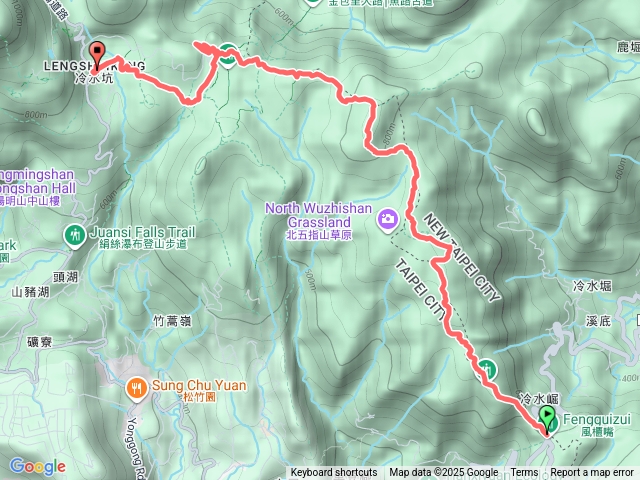 第三段逆走到冷水坑