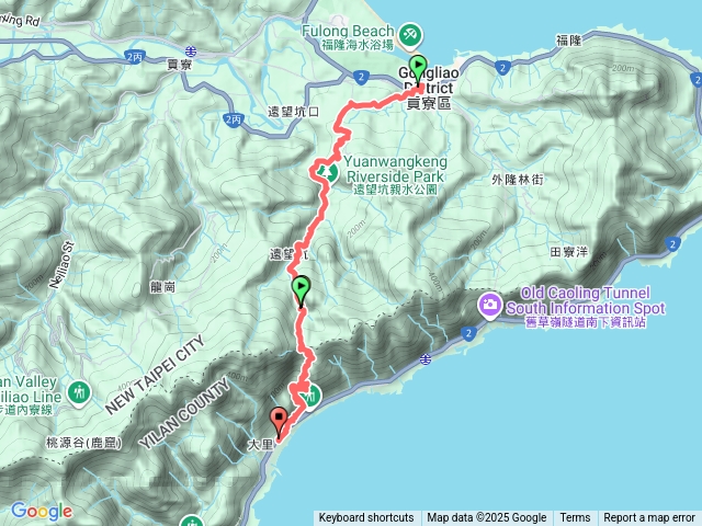 202510草嶺古道福隆to大里