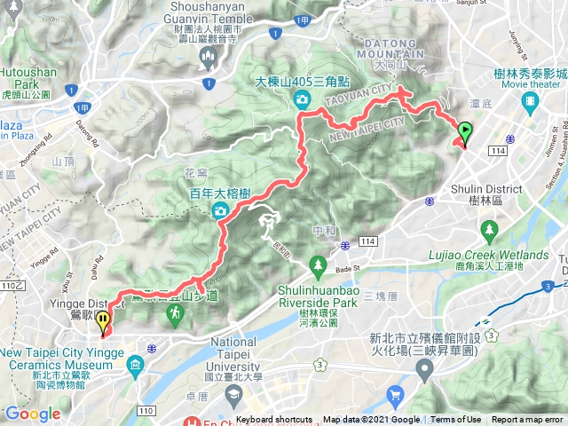 大棟山系縱走（樹林-鶯歌）