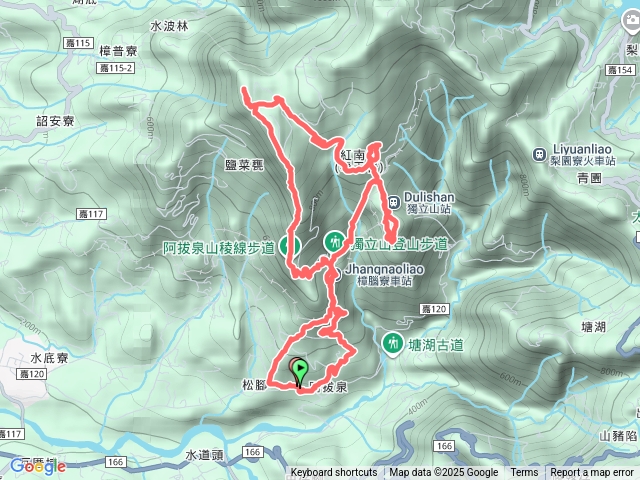 2025-12-01-真武廟→阿拔泉山→觀音石山→奉天岩→獨立山o型走預覽圖