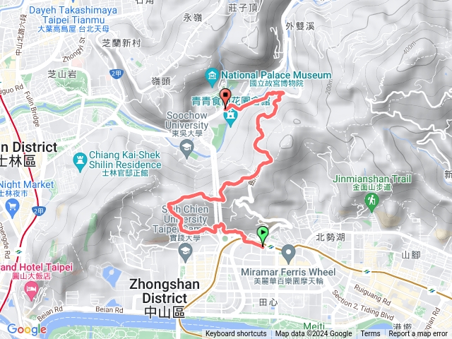 美麗華-文間山-故宮博物院