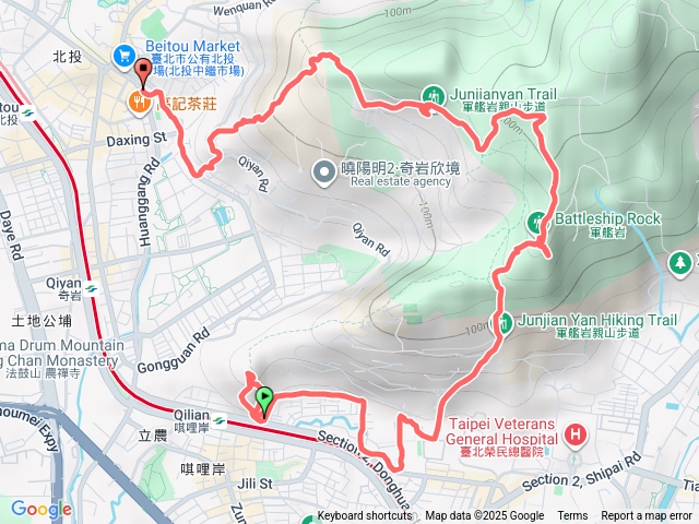 軍艦岩丹鳳山步道