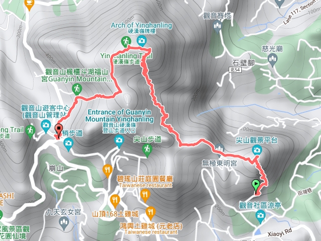 尖山北橫觀音嶺