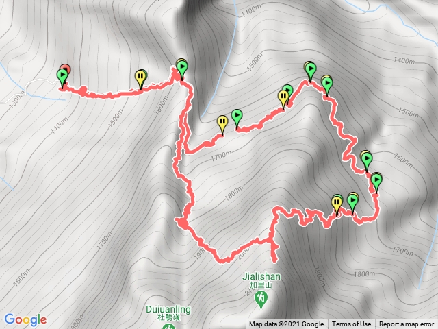大坪林道到加里山