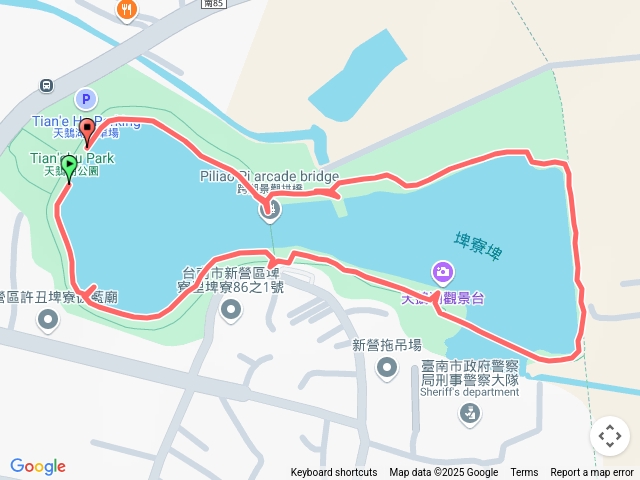 新營天鵝湖環湖步道