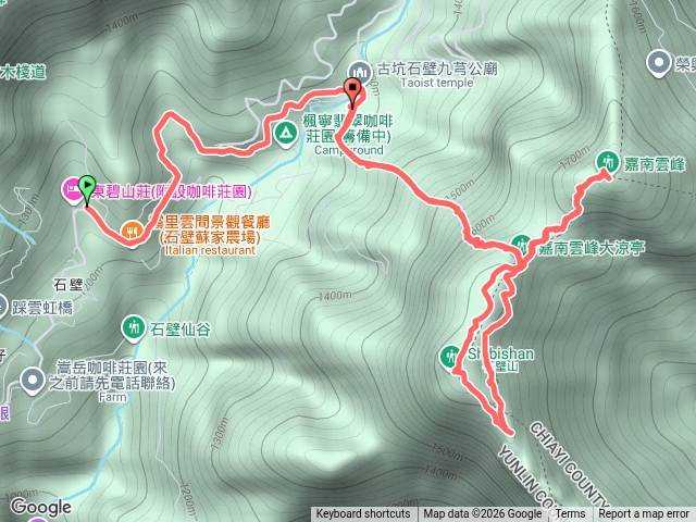 草嶺石壁山-好望角-嘉南雲峰-九芎公廟吃泡麵預覽圖