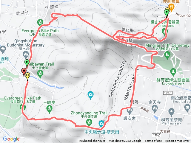 橫山擎天崗中央嶺O型